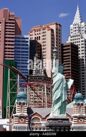 US-LAS VEGAS Hotel New York New York am Las Vegas Boulevard Strip Foto GERRIT DE HEUS Stockfoto