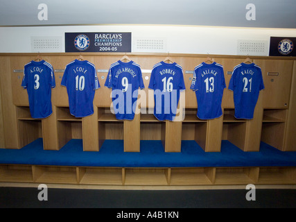 Chelsea Football Club Umkleide Stockfoto