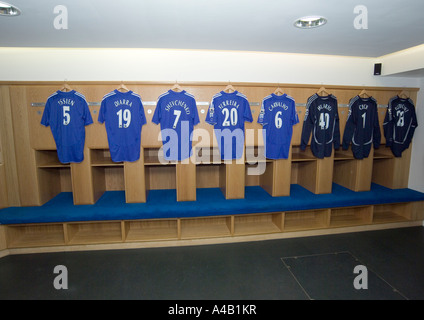 Chelsea Football Club Umkleide Stockfoto