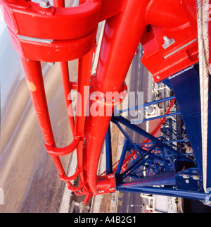 Blackpool-Achterbahn von oben betrachtet Stockfoto
