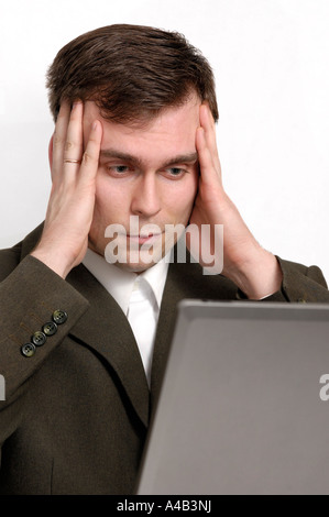 Irgendetwas ging schief Stockfoto