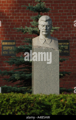 Grab des sowjetischen Diktators Joseph Stalin auf dem Roten Platz in Moskau, Russland. Stockfoto