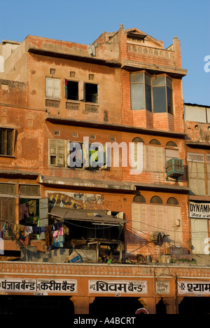 Stock Bild von Jaipur Mughal Architektur aus rotem Sandstein Stockfoto
