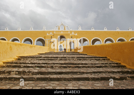 St. Antonius von Padua Franziskanerinnenkloster Izamal Yucatan Mexiko Stockfoto