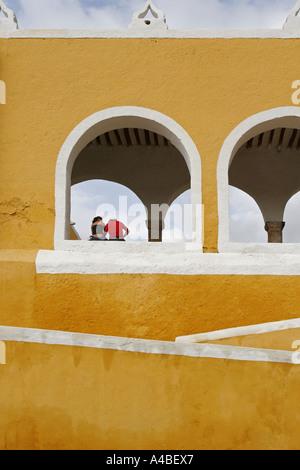 St. Antonius von Padua Franziskanerinnenkloster Izamal Yucatan Mexiko Stockfoto