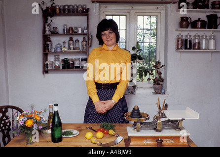 Delia Smith Cookery Buchverfasser und TV-Moderatorin 1973 Stockfoto