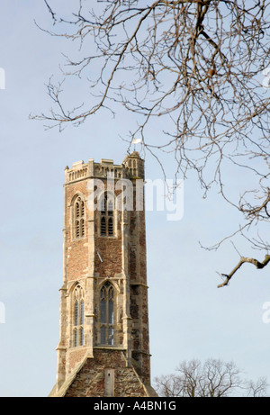 Greyfriars Turm, King's Lynn, Norfolk, Großbritannien. Stockfoto