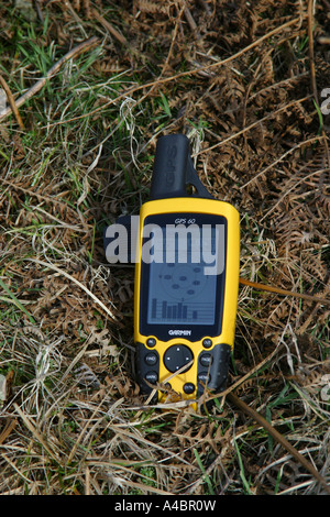 Handheld-GPS-Navigationssystem Stockfoto