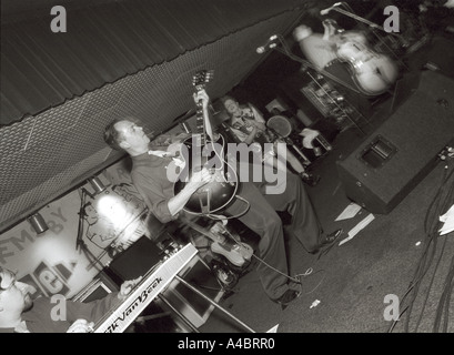 Rock ' n ' Roll-Band führt auf Retro-Musikfestival (Hembsby 1995) Stockfoto