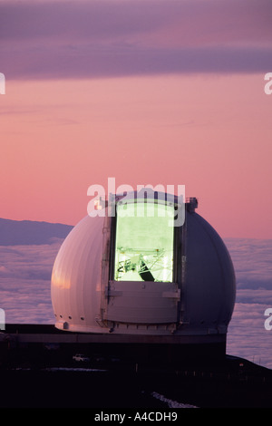 Observatorium am Mauna Kea Big Island Hawaii USA Stockfoto