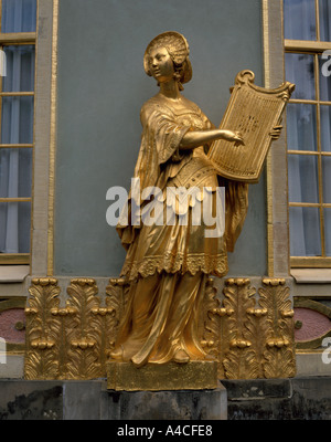Detail der Skulptur Chinesiches Teehaus (Chinesische Teehaus), Potsdam, Brandenburg, Deutschland. Stockfoto
