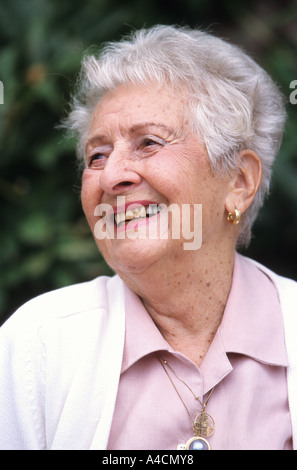85 Jahre alte Frau Stockfoto