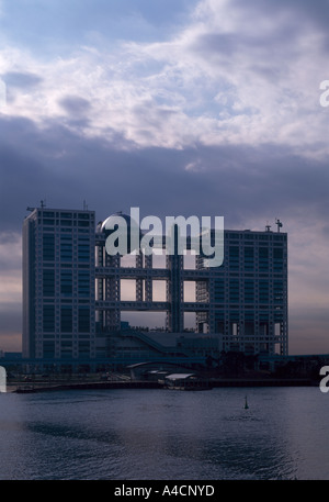 Fuji-Sankei Communications Group Zentrale Gebäude, Odaiba, Tokio, 1996. Architekt: Kenzo Tange Associates Stockfoto