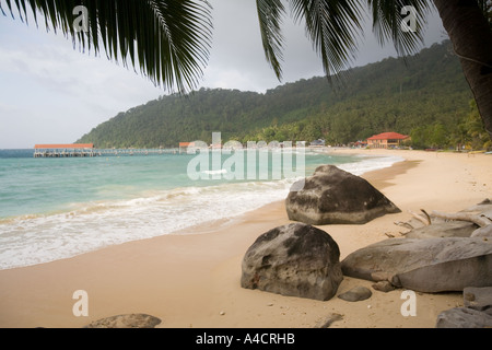 Malaysia Pulao Tioman Salang Dorfstrand Stockfoto