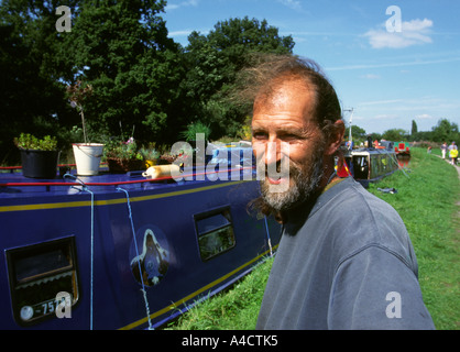 Cheshire Shropshire Union Canal Martin Botwright auf Dreamcatcher Stockfoto