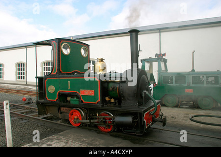 County Antrim Giants Causeway und Bushmills Railway Dampflok Stockfoto