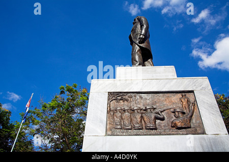 Carlos Manuel de Céspedes Monument, Parque Cespedes, Bayamo, Provinz Granma, Kuba Stockfoto