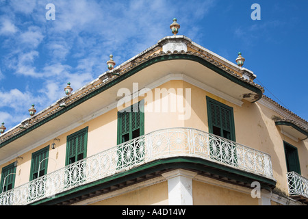 Museo Romantico, romantischen Museum, Plaza Mayor, Trinidad, Provinz Sancti Spiritus, Kuba Stockfoto