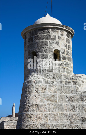 Castillo de San Salvador De La Punta, Havanna, La Habana Vieja, Kuba Stockfoto