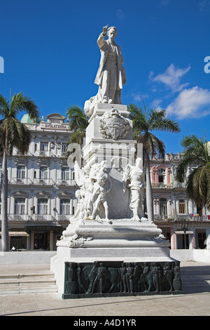 Denkmal für Jose Marti, Parque Central, Havanna, La Habana Vieja, Kuba Stockfoto