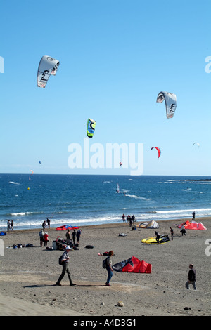 Badeort El Medano Teneriffa-Kanarische Inseln-Spanien Stockfoto