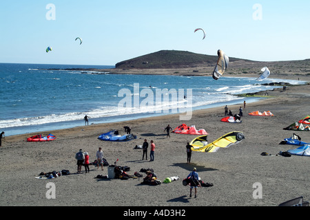 Badeort El Medano Teneriffa-Kanarische Inseln-Spanien Stockfoto