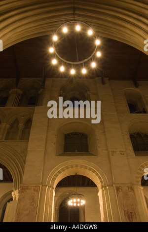 Abtei von St Albans Kirchenschiff Herts Stockfoto