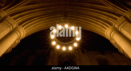 Abtei von St Albans Kirchenschiff Herts Stockfoto
