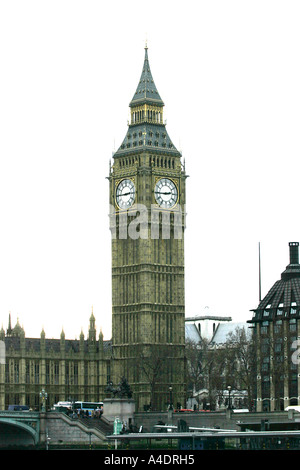 St. Stephens Turm der Uhrturm, der Big Ben Palast von Westminster Häuser des Parlaments London beherbergt Stockfoto