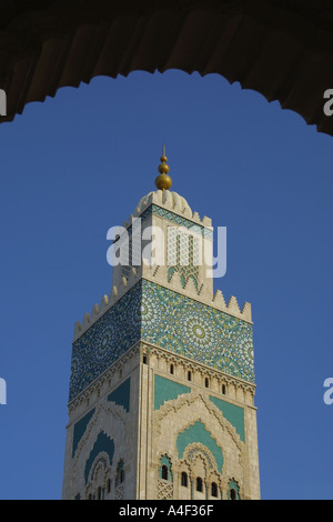 Hassan II Moschee Casablanca Marokko Stockfoto