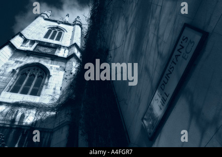 St. Dunstan in der Ost-Kirche von Dunstan Hill London England Stockfoto