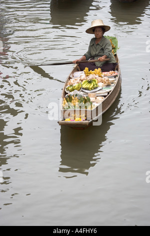 Damnoen Saduak Floating Market Provinz Ratchaburi, Thailand Stockfoto