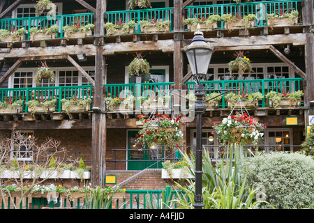 Dickens Inn St Katherines Dock Themse Stadt London Stockfoto