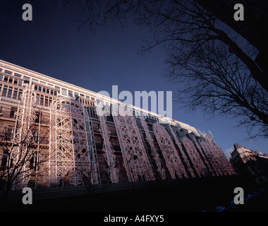 Weihnachts-Dekoration in den "Galeries Lafayette", Paris, Frankreich. Stockfoto