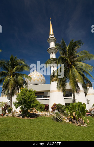 Malaysia Borneo Sabah Kota Kinabalu State Moschee Stockfoto