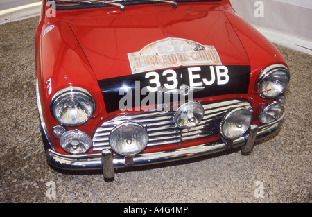 33EJB, der berühmte Morris Mini Cooper-Gewinner der Rallye Monte Carlo 1964. Stockfoto