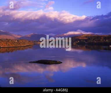 Loch Etive und Ben Cruachan von Connel, Argyll Stockfoto