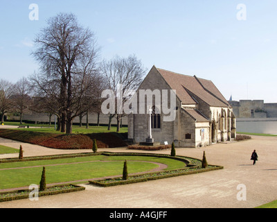 Die Sehenswürdigkeiten von Caen Calvados Normandie Frankreich Europa The Citadel Schloss Chateau Stockfoto