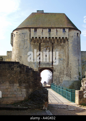 Die Sehenswürdigkeiten von Caen Calvados Normandie Frankreich Europa The Citadel Schloss Chateau Stockfoto