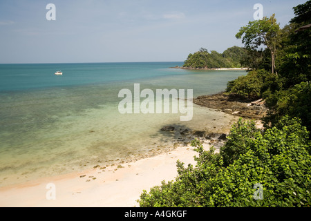 Malaysia Kedah Langkawi Datai Bay Andaman Resort Strand Stockfoto