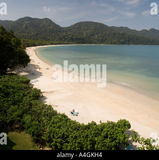 Malaysia Kedah Langkawi Datai Bay Andaman Resort Strand Stockfoto