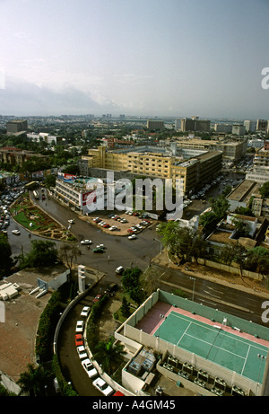 Karachi Pakistan Sind erhöhte Ansicht von Karachi mit Metropole Hotel Stockfoto