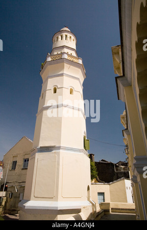 Malaysia Kedah Penang Georgetown wenig Indien Acheen Straße Moschee Minarett Stockfoto