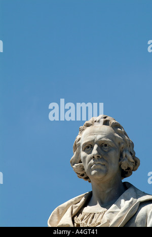 Statue von Christopher Columbus Las Palmas Hauptstadt von Gran Canaria Spanien Stockfoto