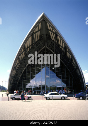 Ikonisches SEC Armadillo futuristisches Gebäude Clyde Auditorium von Sir Norman Foster im Scottish Conference Ausstellungszentrum Clyde Side Glasgow Schottland Großbritannien Stockfoto