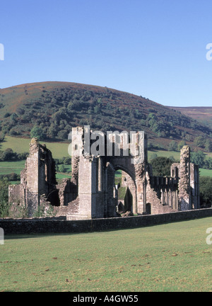 Ruinen von Llanthony Priory Abtei in Brecon Beacons National Park Schwarze Berge Vale von Ewyas nahe Offas Dyke Path & Abergavenny in Monmouthshire Stockfoto
