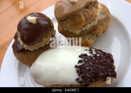 Auswahl französischer leckere patisserie Stockfoto