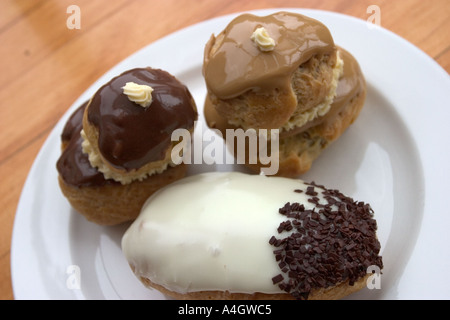 Auswahl französischer leckere patisserie Stockfoto