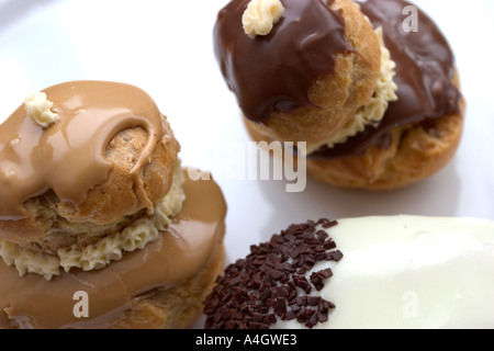 Auswahl französischer leckere patisserie Stockfoto