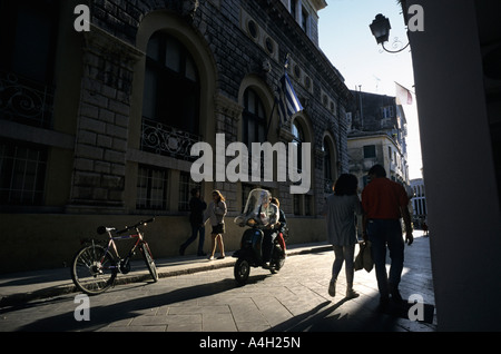 Alte Stadt von Kerkyra, Korfu, Griechenland Stockfoto
